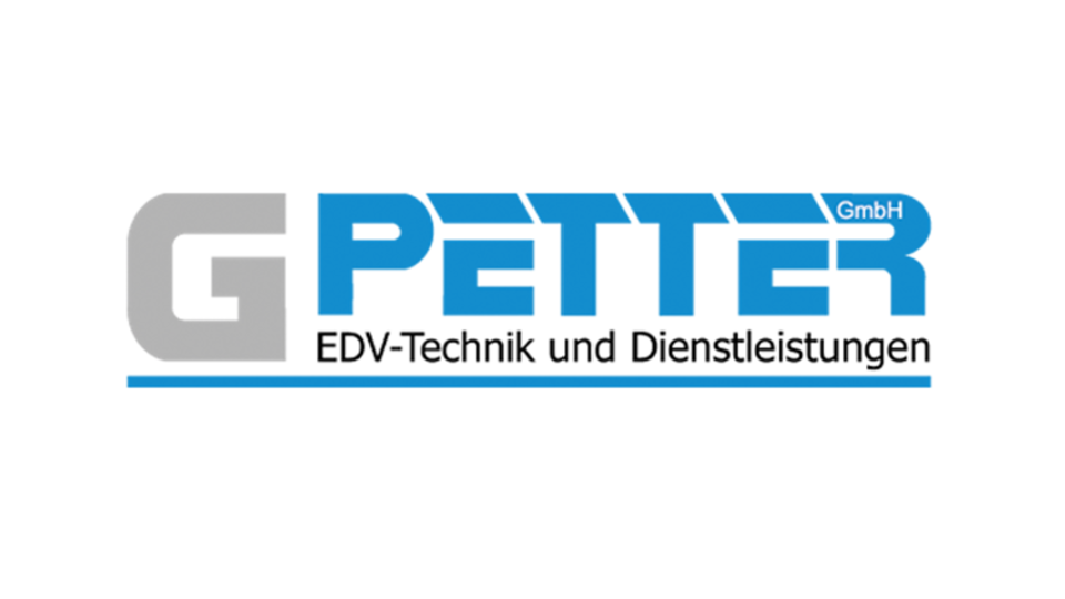 Logo of G Petter GmbH, specialized in IT technology and services. The design is clear and modern.